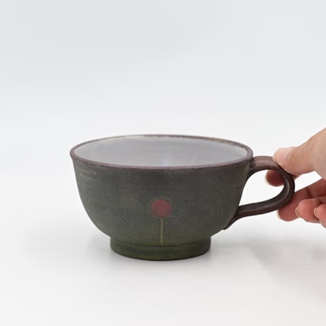 【沖縄の陶器・やちむん】　工房ことりの　 バルーン丸マグカップ