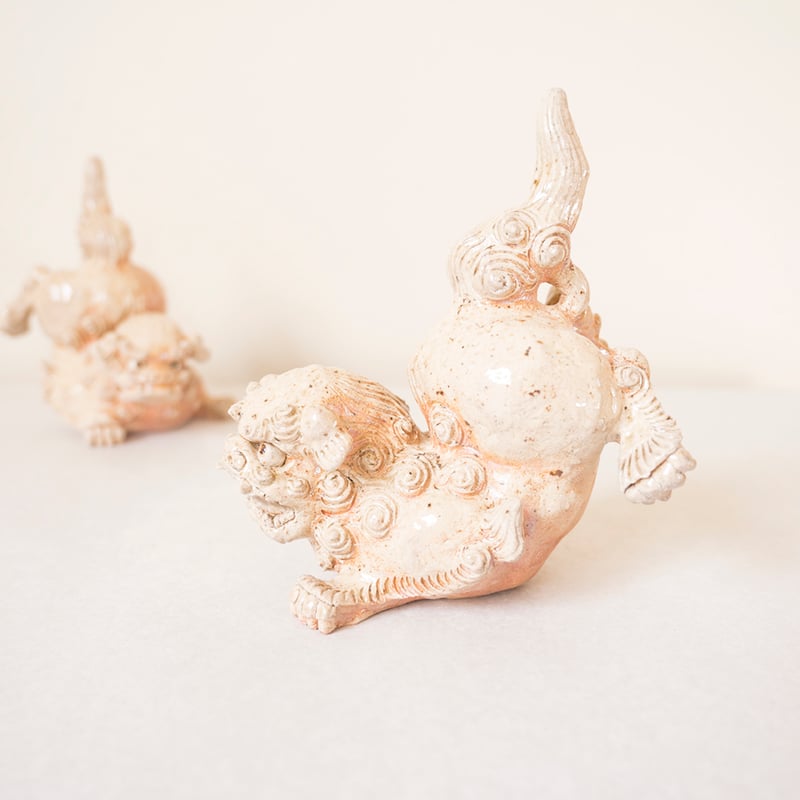 沖縄の陶器・やちむん】 シーサー陶房大海尾立ちシーサー | 沖縄の