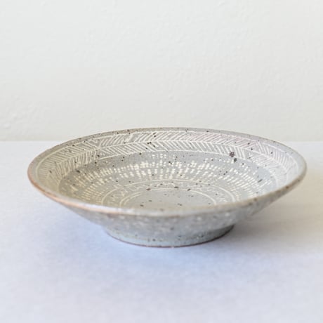 【沖縄の陶器・やちむん】　金城宙矛　三島皿