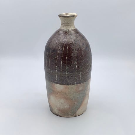 【沖縄の陶器・やちむん】　西表焼青烽窯　徳利　大