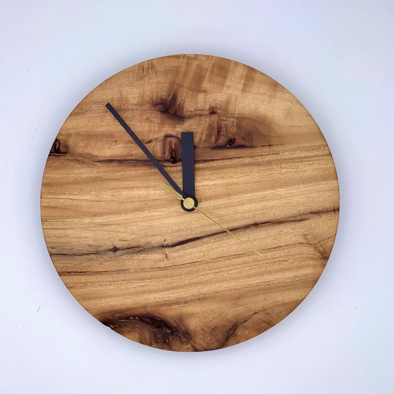 沖縄の木漆工】 あさと木漆工房 壁掛け時計 | 沖縄のうつわ、やちむん