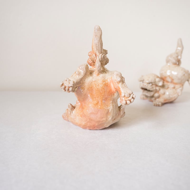 沖縄の陶器・やちむん】 シーサー陶房大海尾立ちシーサー | 沖縄の