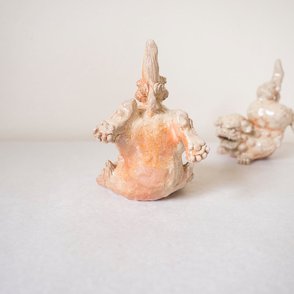 沖縄の陶器・やちむん】 シーサー陶房大海尾立ちシーサー | 沖縄の