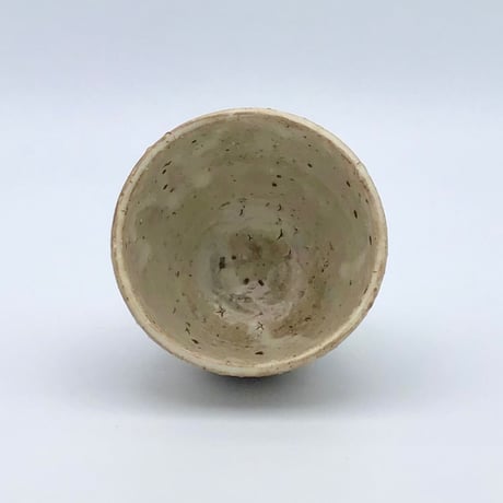 【沖縄の陶器・やちむん】　金城宙矛　粉引湯呑み