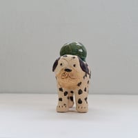 7_犬 花器