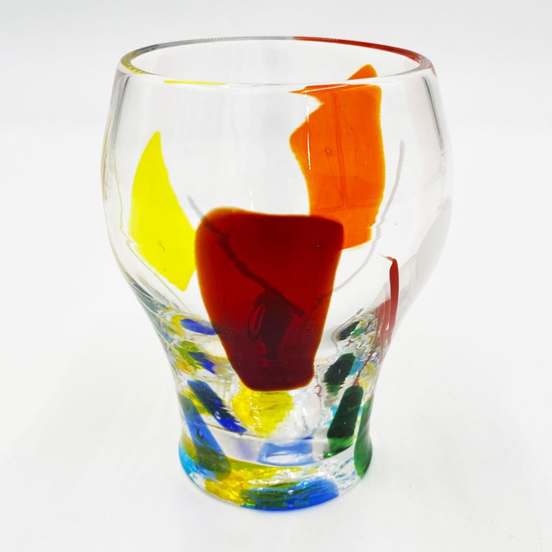 沖縄の琉球ガラス】 匠工房 ティーラの唄 ロックグラス | 沖縄のうつわ