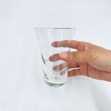 【沖縄の琉球ガラス】　白鴉再生硝子器製作所　ちょい飲みグラス