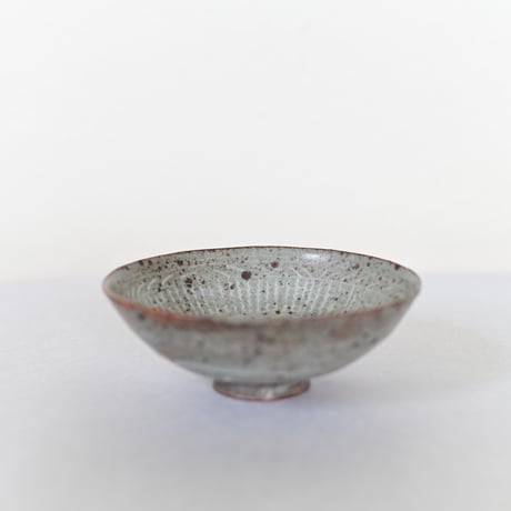 花三島　抹茶茶碗