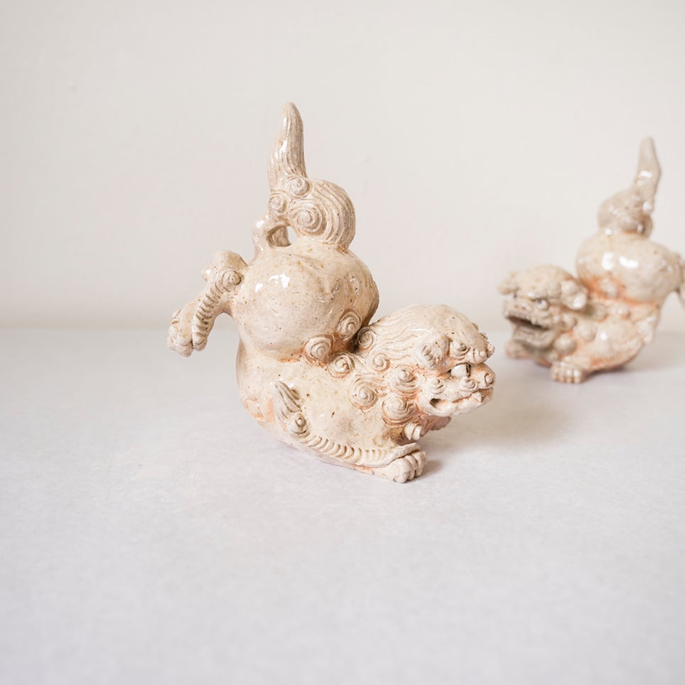 沖縄の陶器・やちむん】 シーサー陶房大海尾立ちシーサー | 沖縄の