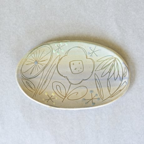 【沖縄の陶器・やちむん】オーバル　B