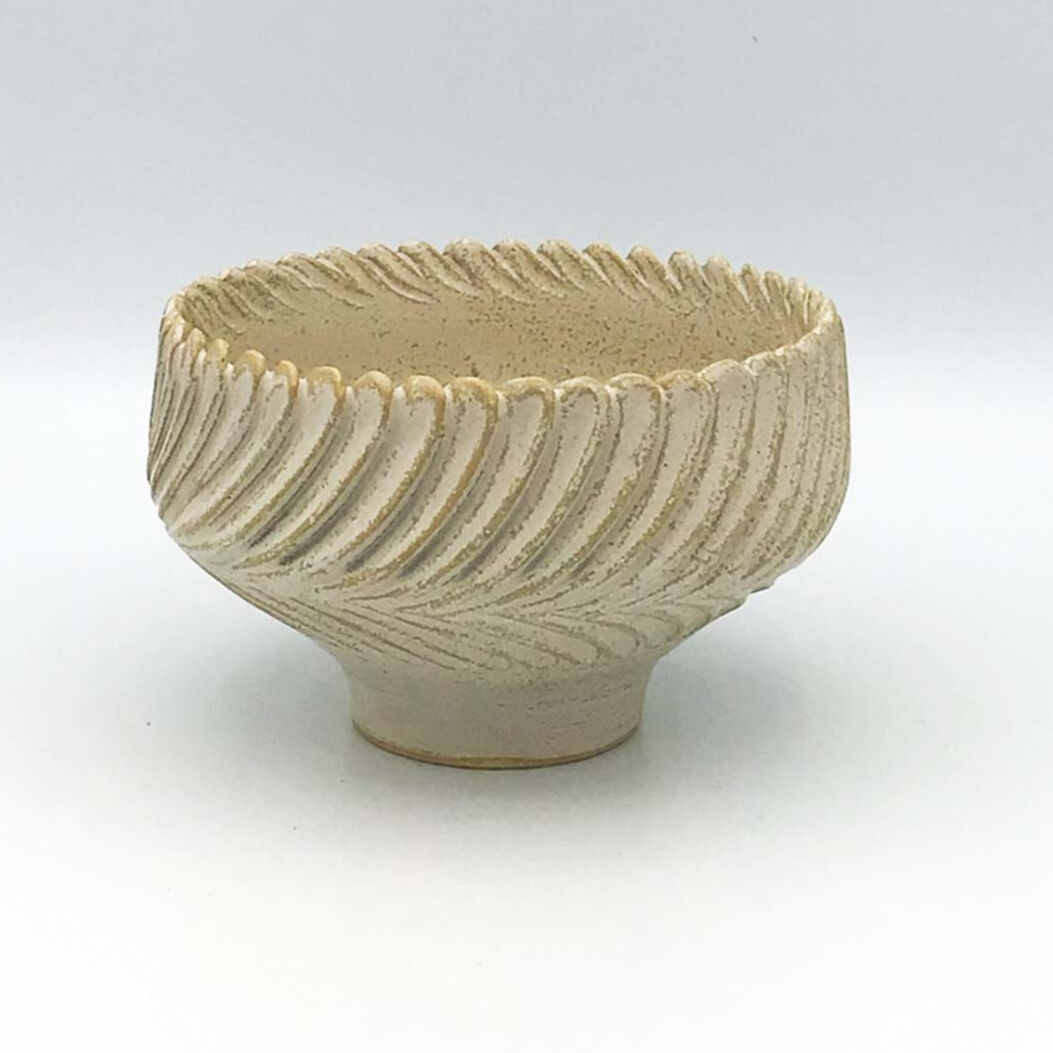 新里竜子　浅鉢　鎬(シノギ) 新品 新里竜子】しのぎの器 | 藤巻百貨店