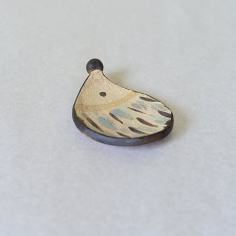 【沖縄の陶器・やちむん】　土の種　ハリネズミ　小皿