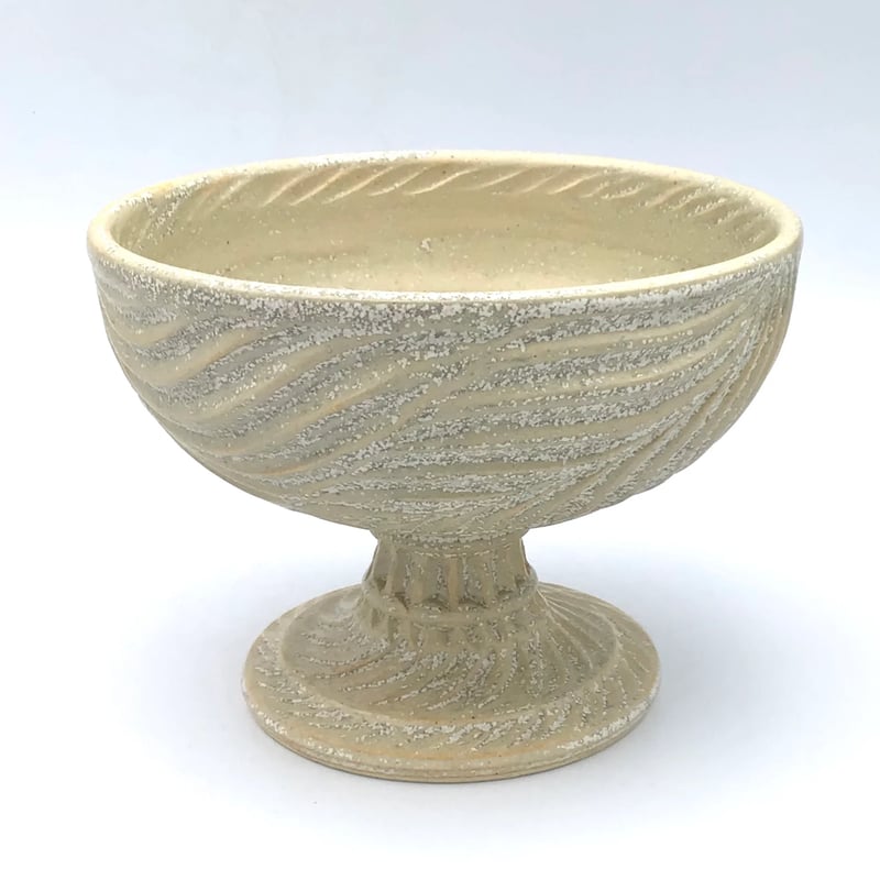 沖縄　やちむん　期間限定　コンポート　高台　宮城陶器　大 沖縄 やちむん 期間限定 コンポート 高台 宮城陶器 大