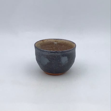 【沖縄の陶器・やちむん】　西表焼青烽窯　鈴石釉杯　柄