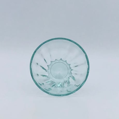 【沖縄の琉球ガラス】　白鴉再生硝子器製作所　デザートカップ　窓