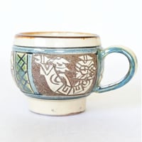 エジプト紋マグカップ　e