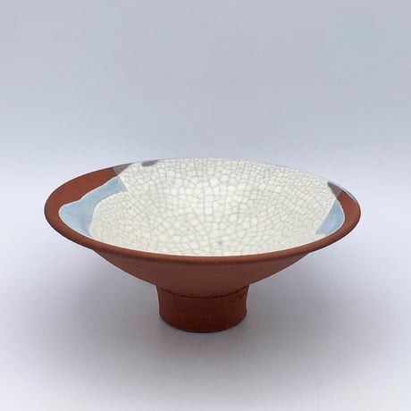 【沖縄の陶器・やちむん】　新里義和　海花KAIKA　ブクブクー浅茶碗