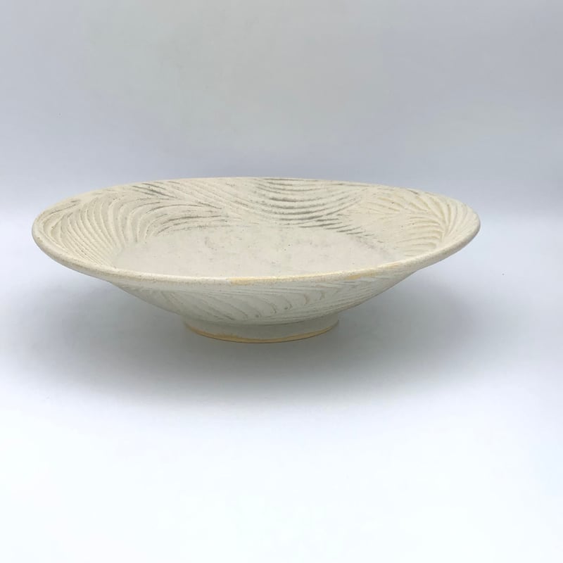 沖縄の陶器・やちむん】 新里竜子 南端ポタリー しのぎ皿 | 沖縄の