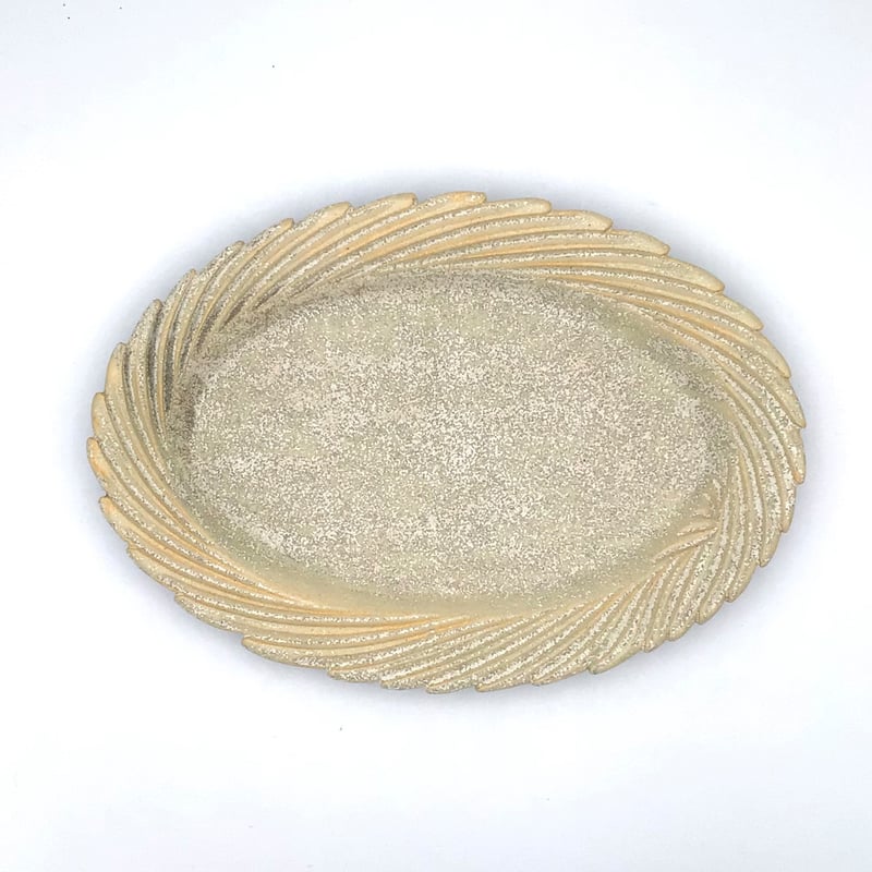 沖縄の陶器・やちむん】 新里竜子 南端ポタリー しのぎオーバル