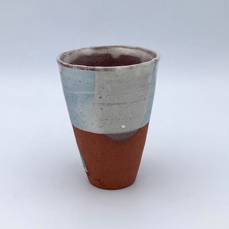 【沖縄の陶器・やちむん】　新里義和　海花KAIKA　ビアマグ　ジョーグー　A