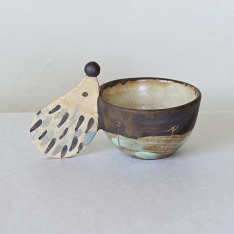 【沖縄の陶器・やちむん】ハリネズミのカップ