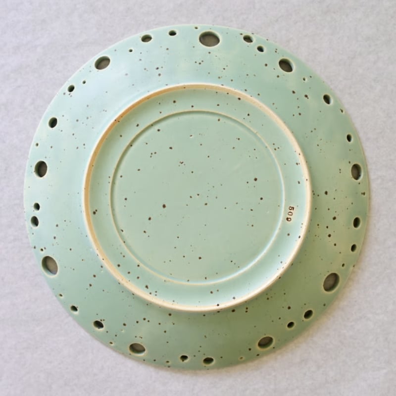 沖縄の陶器・やちむん】陶factory509 バブルプレート | 沖縄のうつわ