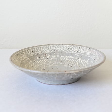 【沖縄の陶器・やちむん】　金城宙矛　三島皿