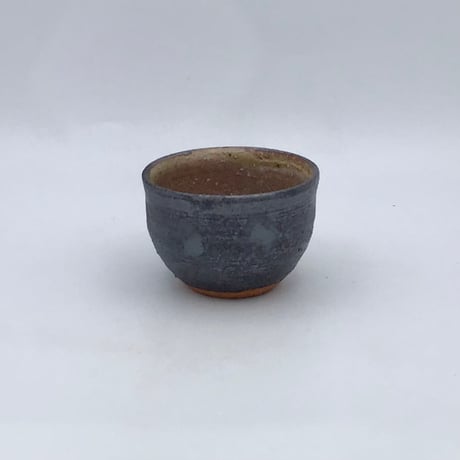 【沖縄の陶器・やちむん】　西表焼青烽窯　鈴石釉杯　柄