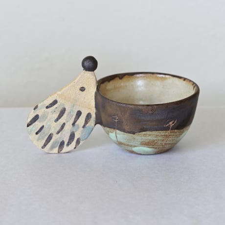 【沖縄の陶器・やちむん】ハリネズミのカップ