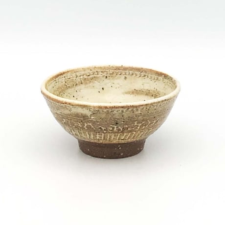 【沖縄の陶器・やちむん】　金城宙矛　象嵌小鉢