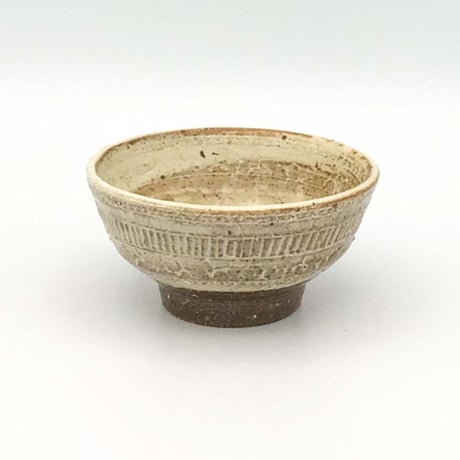 【沖縄の陶器・やちむん】　金城宙矛　象嵌小鉢
