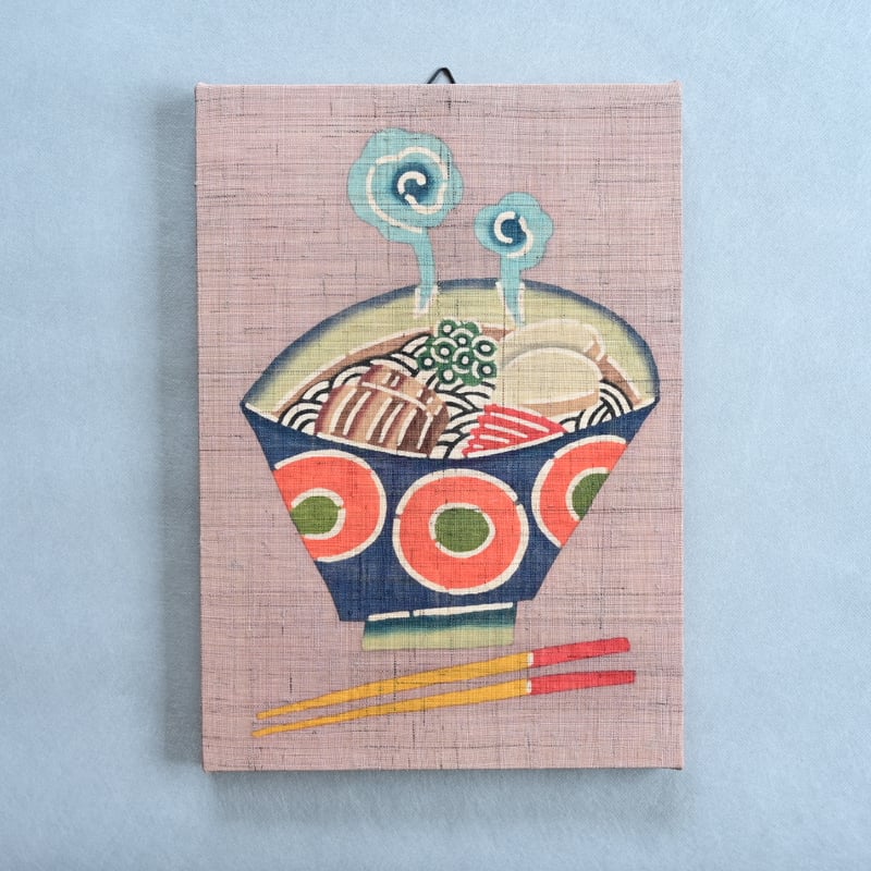 紅型手染めパネル「沖縄そば」 | 沖縄のうつわ、やちむん、琉球ガラス