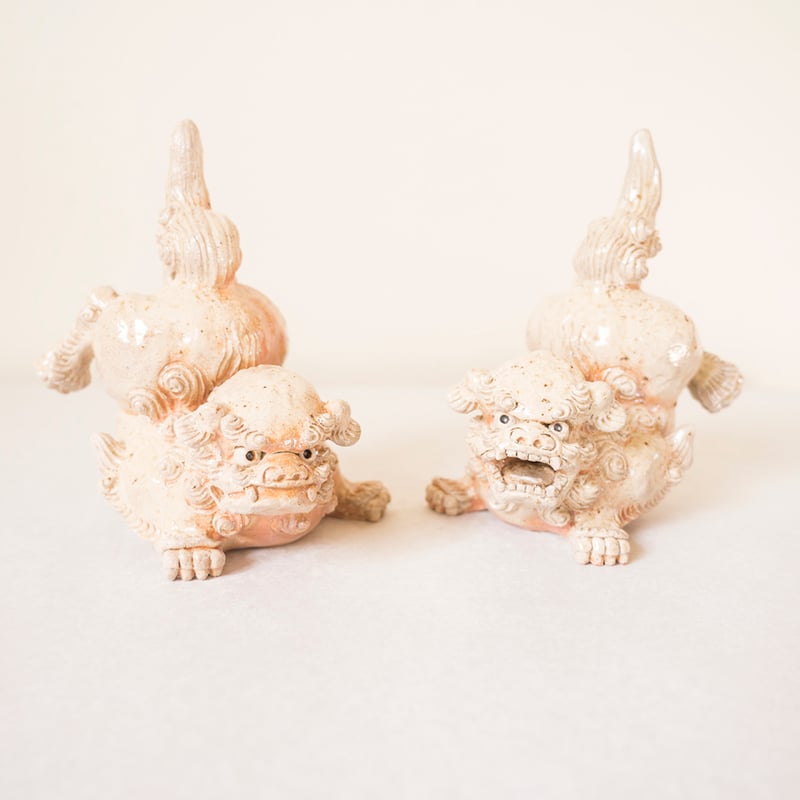 沖縄の陶器・やちむん】 シーサー陶房大海尾立ちシーサー | 沖縄の