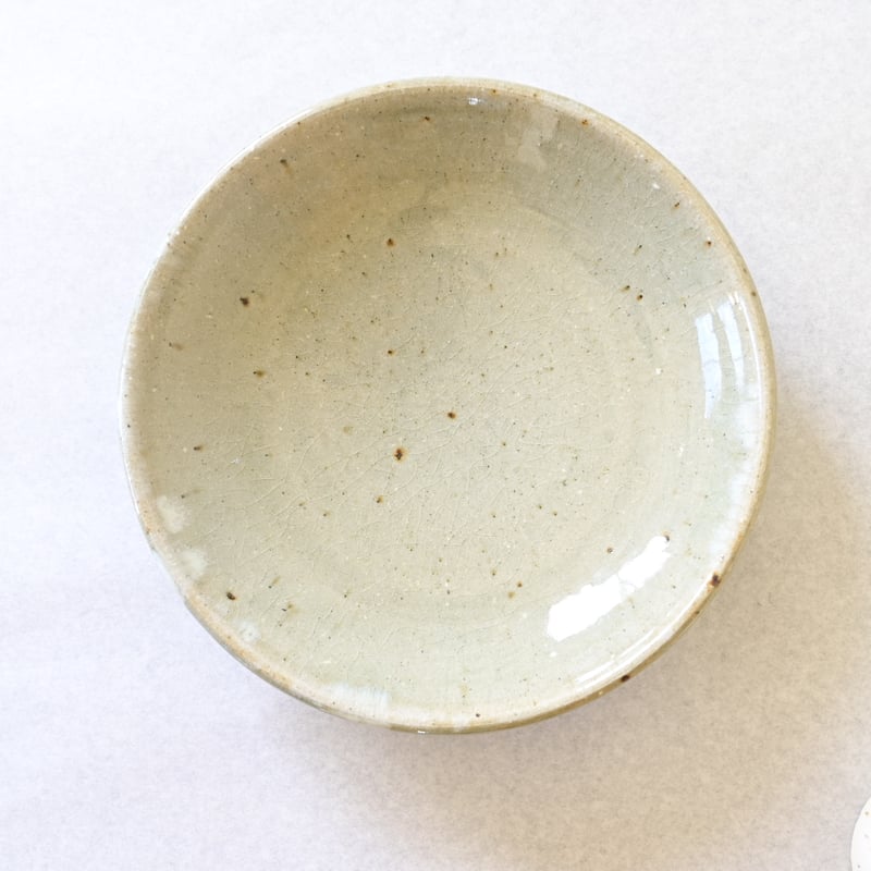 沖縄の陶器・やちむん】 金城宙矛 灰釉皿 | 沖縄のうつわ