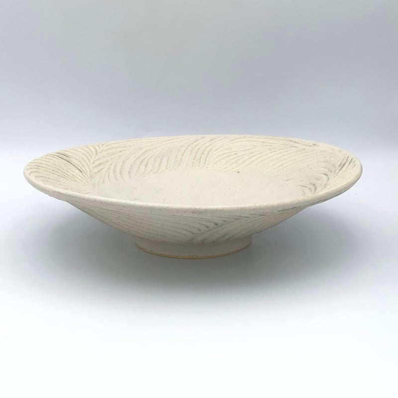 沖縄の陶器・やちむん】 新里竜子 南端ポタリー しのぎ皿 | 沖縄の