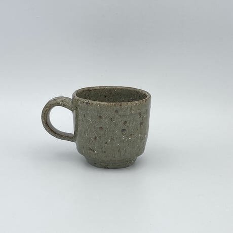 【沖縄の陶器・やちむん】　金城宙矛　灰釉　マグカップ
