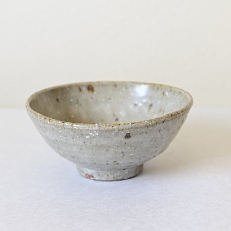 【沖縄の陶器・やちむん】　金城宙矛　灰釉飯碗