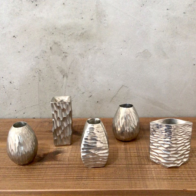 沖縄の金細工・琉球錫器】 金細工まつ 純錫一輪挿し | 沖縄のうつわ