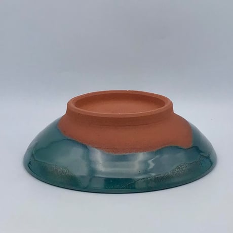 【【沖縄の陶器・やちむん】　西表焼青烽窯　ロクロ鉢 　中