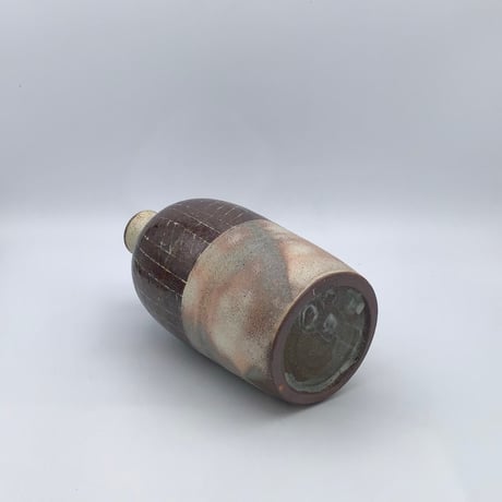 【沖縄の陶器・やちむん】　西表焼青烽窯　徳利　大