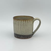 沖縄の器【陶芸こまがた】しのぎマグカップ（シマ）/Okinawan Pottery Tougei Komagata "SHINOGI" mug cup stripe