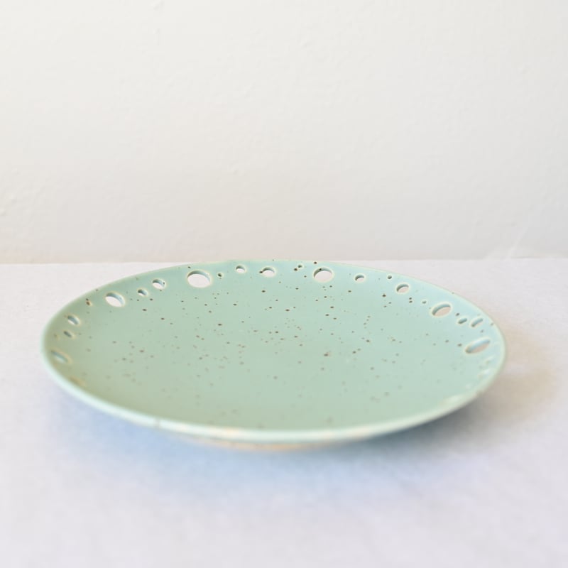 沖縄の陶器・やちむん】陶factory509 バブルプレート | 沖縄のうつわ
