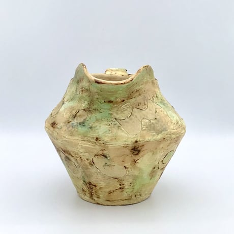 【沖縄の陶器・やちむん】　陶房大政　ピッチャー　大