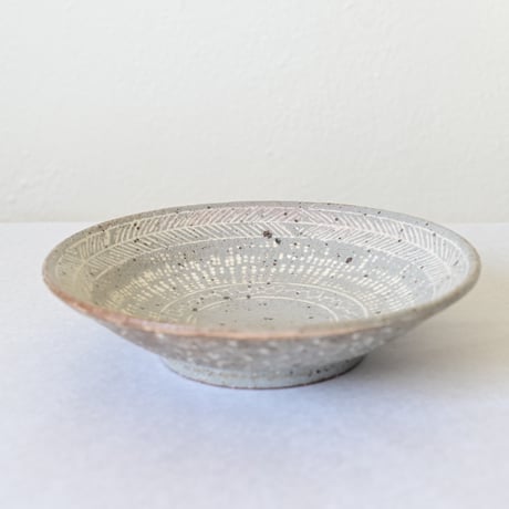 【沖縄の陶器・やちむん】　金城宙矛　三島皿