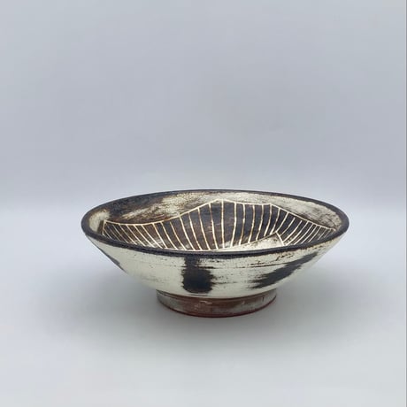 【沖縄の陶器・やちむん】　西表焼青烽窯　ロクロ鉢 　中