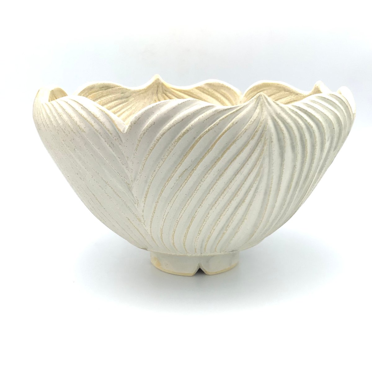 沖縄の陶器・やちむん】 新里竜子 南端ポタリー 花しのぎ大鉢 | 沖縄の