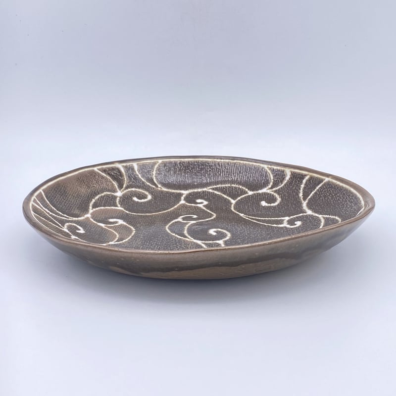 ✨希少✨ソビエト陶器　アラベスク柄の陶器皿 377307set.jpg