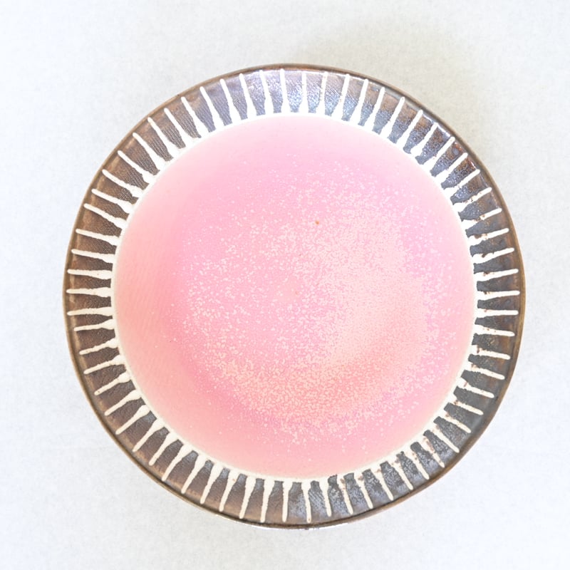 沖縄の陶器・やちむん】 眞正陶房 7寸皿 マカロン ピンク | 沖縄の