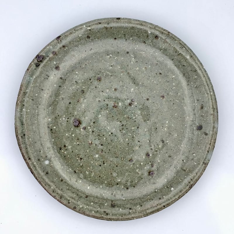 沖縄の陶器・やちむん】 金城宙矛 7寸灰釉皿 | 沖縄のうつわ 沖縄の陶器・やちむん】 金城宙矛 7寸灰釉皿 | 沖縄のうつわ