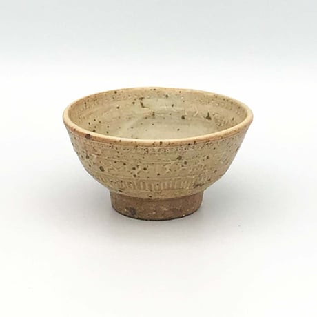 【沖縄の陶器・やちむん】　金城宙矛　象嵌小鉢